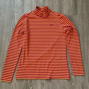 LOUIS CASTEL Fine Fleece Like Long Sleeve Mock Neck Shirt Size‎ Small 95